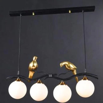 Simple Modern Living Room Bird Decorative Lamp Personalized Creative Hotel Bedroom Nordic LED Light Luxury Dining Room Chandelier
