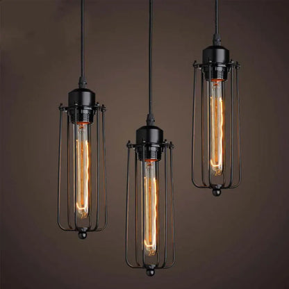 Industrial Style Creative Restaurant Small Chandelier American Retro Iron Bar Table Cafe Internet Cafe Industrial Style Lamp