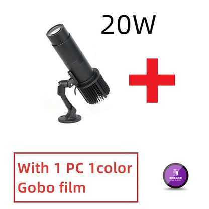 logo projection lamp 30w hd static ktv stage led advertising outdoor creative pattern imaging spotlight manufacturer