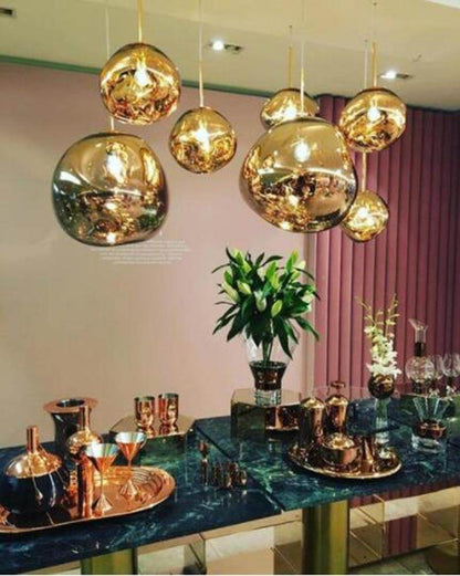 Modern Novelty Art Deco Glass Pendant Light LED E27 With 3 Colors For Living Room Bedroom Restaurant Kitchen Cafe Hotel Office