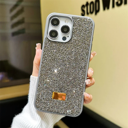 Bling Glitter Phone Case For iPhone 17 16 Pro Max 15Pro 14plus 13 12 Vogue Protective Soft Diamond Cover Protective Shell