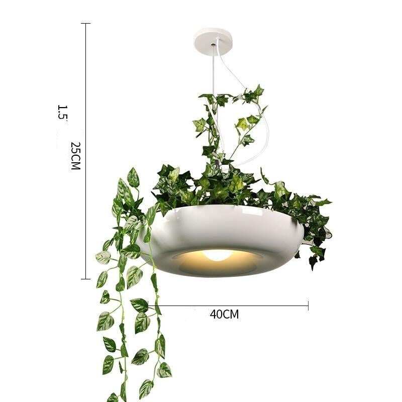 Nordic Plant Pendant Lights DIY Sky garden Led Lamp Flower Pot Hanging Lamp Dining Room Restaurant Lighting Fixtures Home Decor