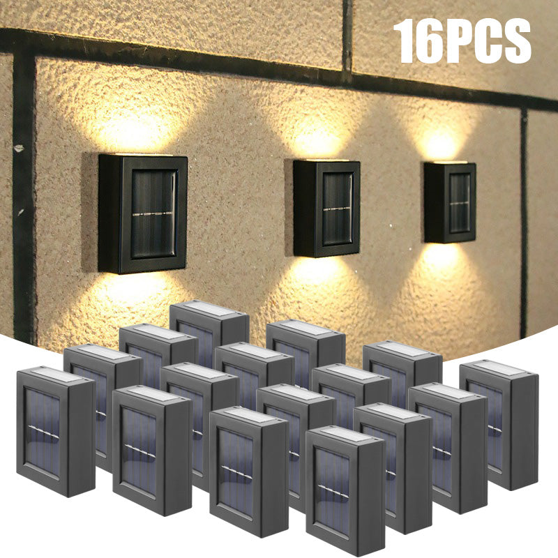 Solar Lamp Outdoor LED Lights IP65 Waterproof for Garden Decoration Balcony Yard Street Wall Decor Lamps Gardening Light