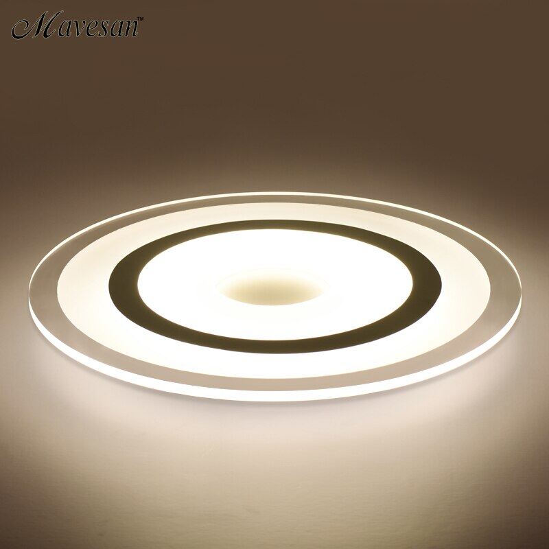 New Circle Indoor Lighting Modern LED Ceiling Lights for Living Room Bedroom Lamp lamparas De Techo Abajur Ceiling Lamp Fixtures