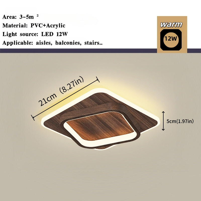 Modern Minimalist LED Ceiling Light Creative Decor Lighting Fixture Staircase Aisle Luxury Ceiling Lamp