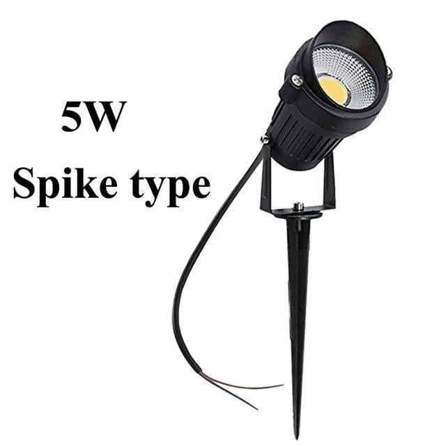 LED COB Garden lighting 3W 5W 10W Outdoor Spike Lawn Lamp Waterproof Lighting Led Light Garden Path Spotlights