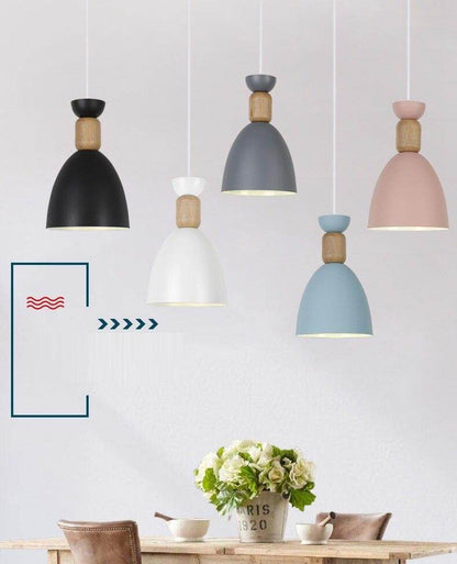 Nordic Light Pendant Lamp Home Table Loft Decor Hanging Lamps Ceiling Luminaire Lamps Modern Kitchen Pendant Light Fixture