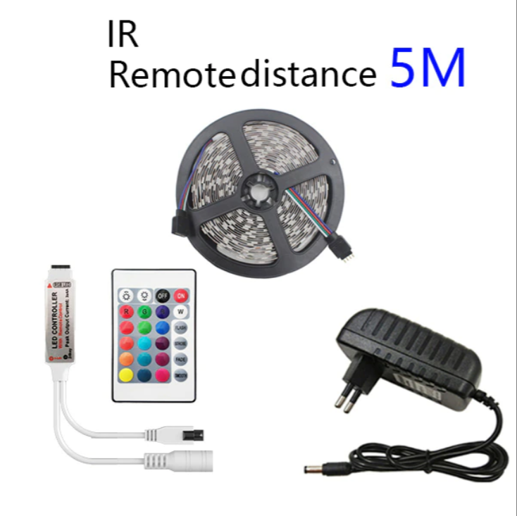 5050 SMD Bluetooth LED Strip Lights 30M 20M RGB LED LightFlexible Ribbon Waterproof Tape Diode DC 12V Bluetooth Control-2
