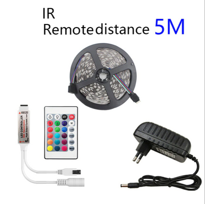 5050 SMD Bluetooth LED Strip Lights 30M 20M RGB LED LightFlexible Ribbon Waterproof Tape Diode DC 12V Bluetooth Control-2
