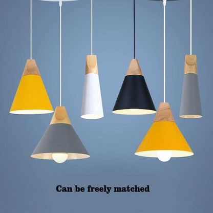 Pendant Lights Lustres Abajur Pendant Lamp Luminaire Hanglamp Colorful Aluminum Lamp Shade For Home Lighting Dining Room Lampsha