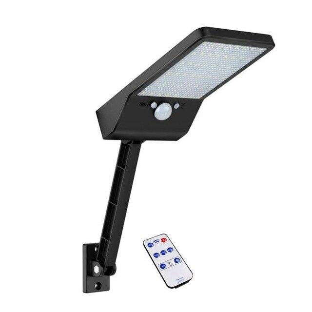 48/56LED Remote Control Solar Light PIR Motion Sensor IP65 Outdoor Wall Street Lamp Waterproof Lamp Lights