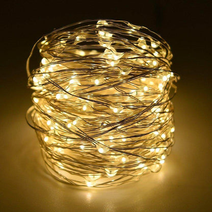 12m 100LED / 5M 50 LED  Waterproof Outdoor Garland Solar Power Lamp Christmas For Garden Decoration