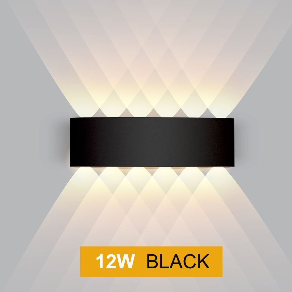 LED Wall Light Outdoor Waterproof Modern Nordic Style Indoor Wall Lamps Living Room Porch Garden Lamp 2W 4W 6W 8W 12W NR-69