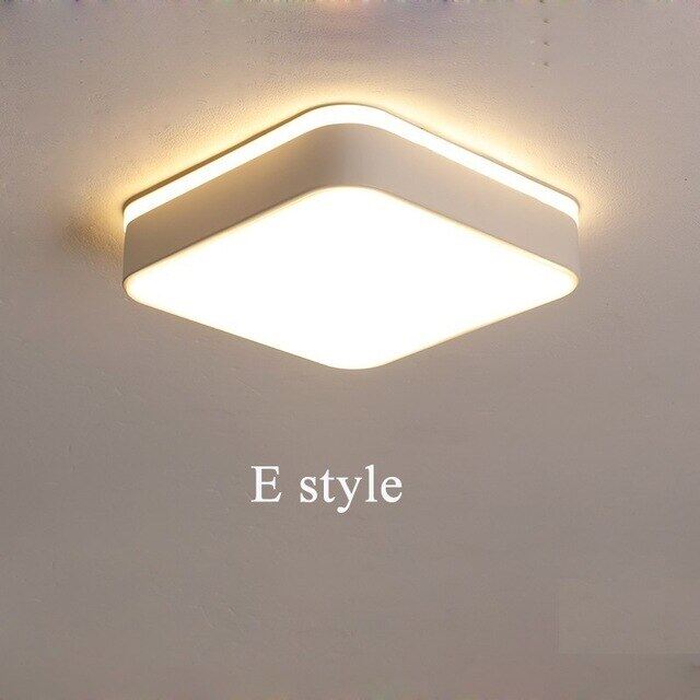 New Design LED Ceiling Light Corridor Art Gallery Decoration Front Balcony Lamp Porch White Black Lamparas De Techo Plafondlamp