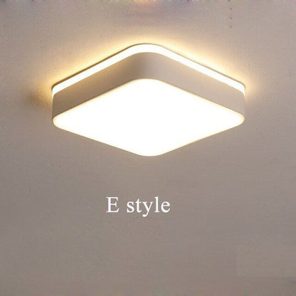 New Design LED Ceiling Light Corridor Art Gallery Decoration Front Balcony Lamp Porch White Black Lamparas De Techo Plafondlamp