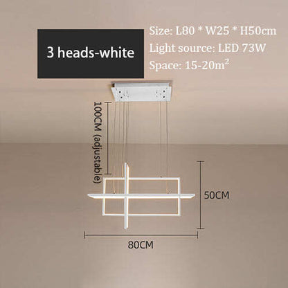 Modern Led Pendant Lights For Living Bedroom Restaurant Dining Kitchen White Black Gold Aluminum Cord Lamp Luminaire Lustre