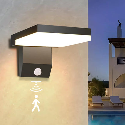 Outdoor Wall Light LED IP65 Waterproof Sensor 18w Foldable Modern Wall Lights Garden Courtyard Indoor Lamps