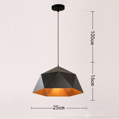 Modern minimalist design pendant lamp Nordic creative colorful led lamp home lighting bar restaurant iron solid wood lamp living
