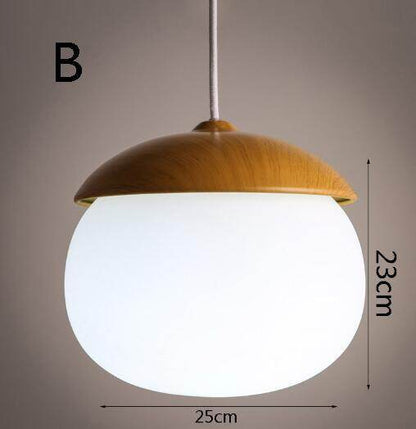 Nordic Modern Creative Decoration Hanging Lamp E27 LED Pendant Light For Kitchen Living Room Bedroom Study Aisle Book Store Cafe