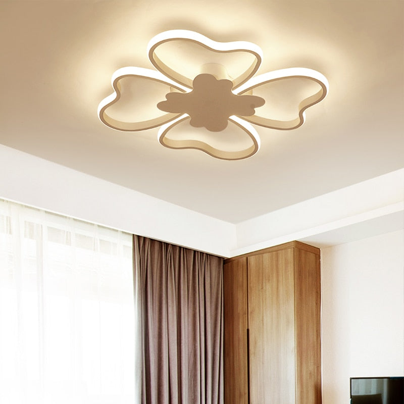 New Arrival Modern Led Ceiling Lights For Living Room Bedroom Dining Study Room White / Coffee Color Ceiling Lamp Fixtures