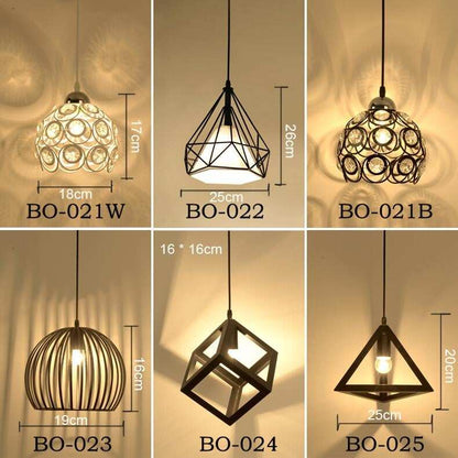 Modern Pendant Lights Minimalist Restaurant Lamps North American Industrial Pendant Lamp Dining Room Decoration Lighting E27