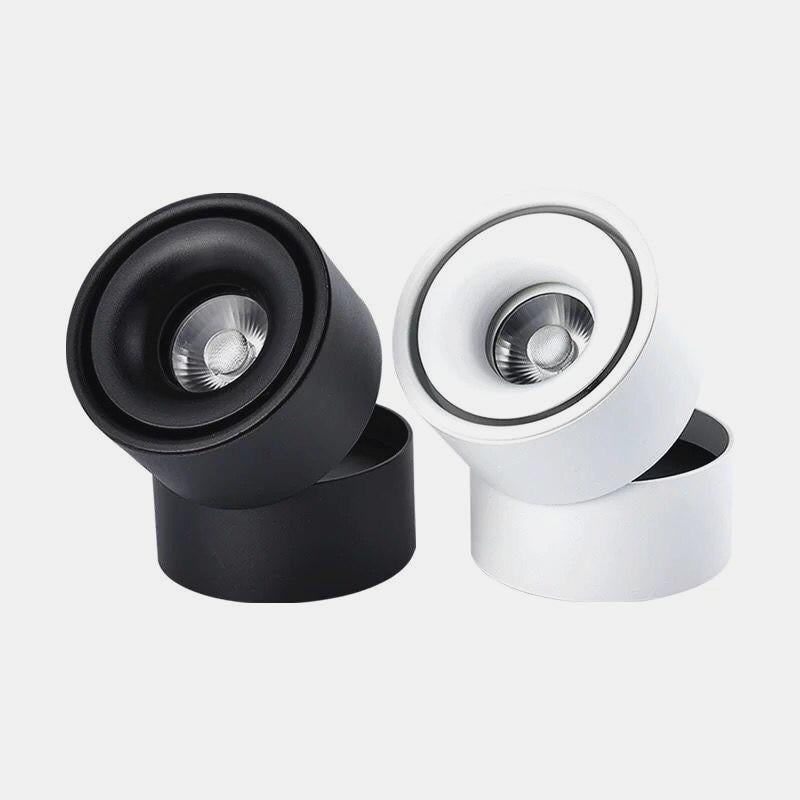 Dimmable COB LED Downlights Surface Mounted LED Ceiling Lamps 7W/9W/12W Foldable And 360° Rotatable Background Track Spot lights