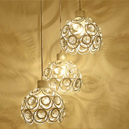 E26/E27 Retro Metal+Cloth Pendant Lamp For Indoor Living Room Dinning Room Hallway Indoor Lighting Hanging Lamp