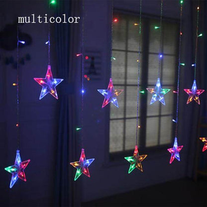 Christmas lights indoor/outdoor fairy lights Moon Star Lamp LED String Decoration for home Party Holiday lighting