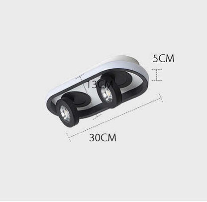 Simple Multi Head Spotlight Living Room Corridor Porch Ceiling Lamp Energy Saving LED Lamp Combination Ceiling Lamp