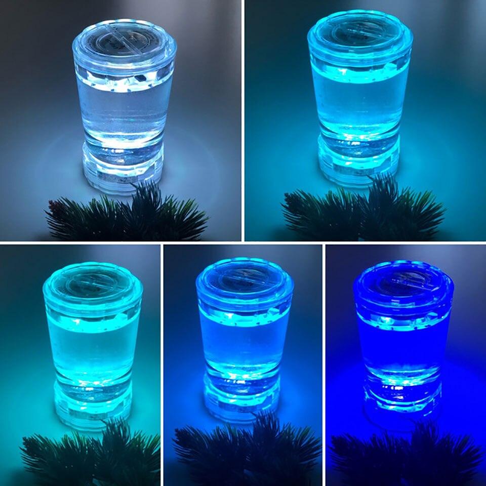 Underwater Light Waterproof Battery Operated 10LED Multi Color Submersible LED Lamp for Fish Tank Swimming Pool Wedding Party