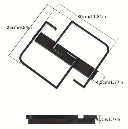 Nordic Remote control led Ceiling Lights Modern Bedroom Ceiling Light 220v Living Room Black dimmable led Ceiling Lamps Lighting