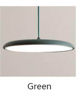 Modern Art Design LED Pendant Light UFO Round Plate Suspension Lamp For Dining Room Living Room Bedroom Table Study Hanging Lamp