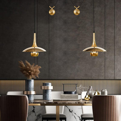 Creative Post-modern Personality Adjustable Shift UFO Restaurant Study Design Chandelier