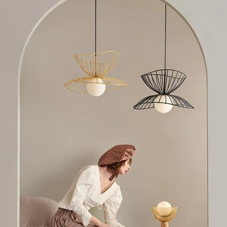 Simple Modern Restaurant, Personalized Iron Art Chandelier