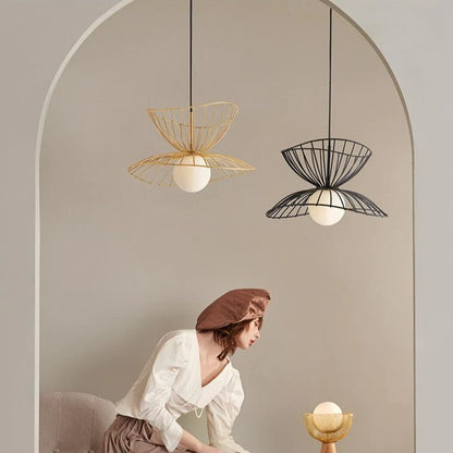 Simple Modern Restaurant, Personalized Iron Art Chandelier