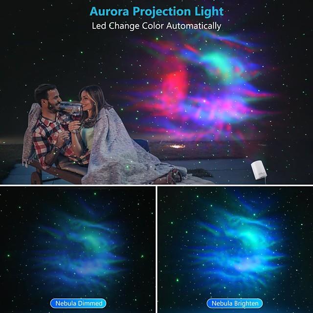 Starry Sky Projector Night Light Projection USB Star Projector Bedroom Party Laser Light 360 Degree Rotation Night Lamp