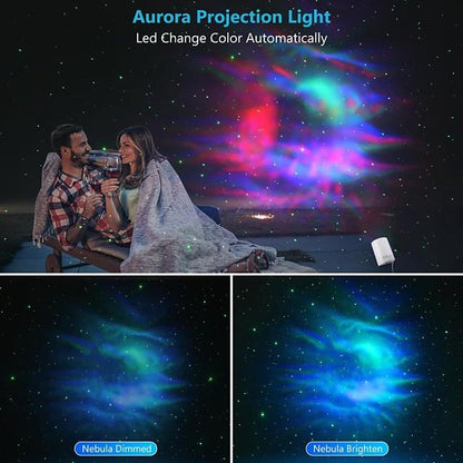 Starry Sky Projector Night Light Projection USB Star Projector Bedroom Party Laser Light 360 Degree Rotation Night Lamp