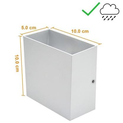 Feimefeiyou 6W lampada LED Aluminium wall light rail project Square LED wall lamp bedside lights bedroom wall decor arts