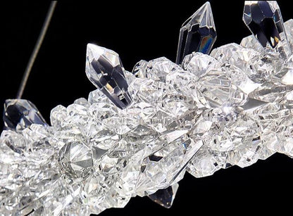 Crystal Chandelier Ring Creative Personality Lamp