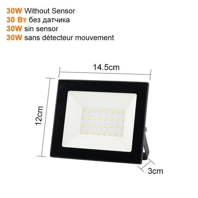 PIR Motion Sensor LED Flood Light 10W 30W 50W Outdoor Floodlight Waterproof Led Spotlight for Garden Wall Street Light
