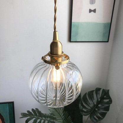 Modern Creative Glass Pendant Lamp Bar Bedside Bedroom Dining Room Decoration Pendant Lights Indoor LED E27 Combination Lighting