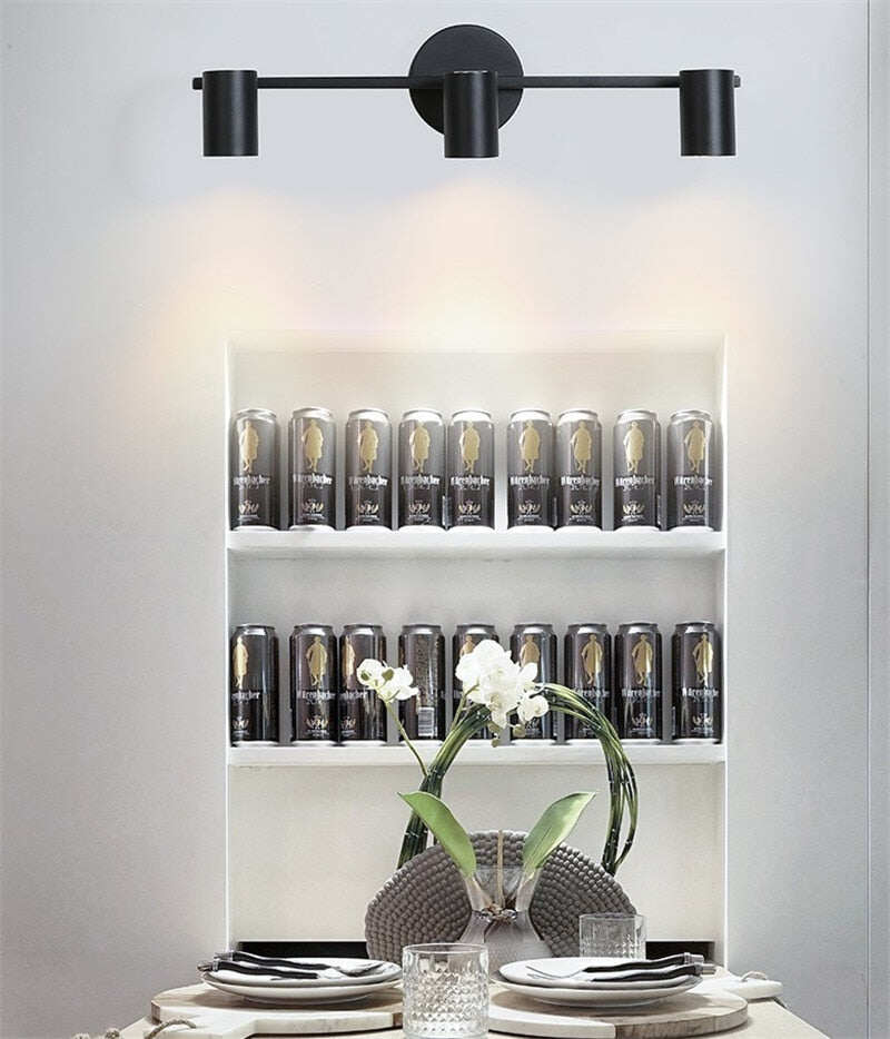 Black White Ceiling Lamp Lighting Angle adjustable Spotlights GU10 Spot Lights Bulb for Store Shop Showroom lighting New Arrival