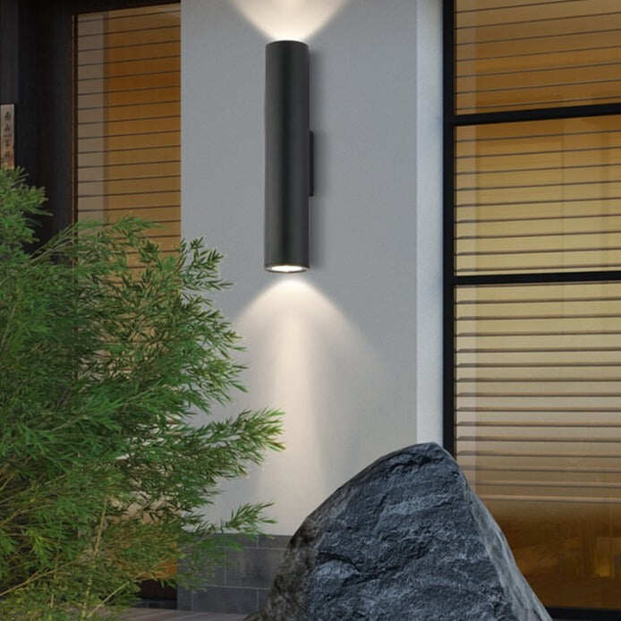 Waterproof Outdoor LED Wall Lamp Modern IP67 Aluminum Wall Light Black White Garden Porch Sconce Light 96V 220V Sconce Luminaire