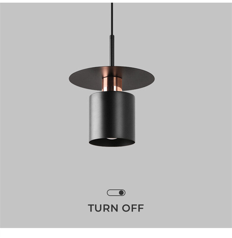 Bedroom Bedside Pendant Lights Home Decor Iron Led Hanging Lamps For Kitchen Island Cafe Counter Droplights