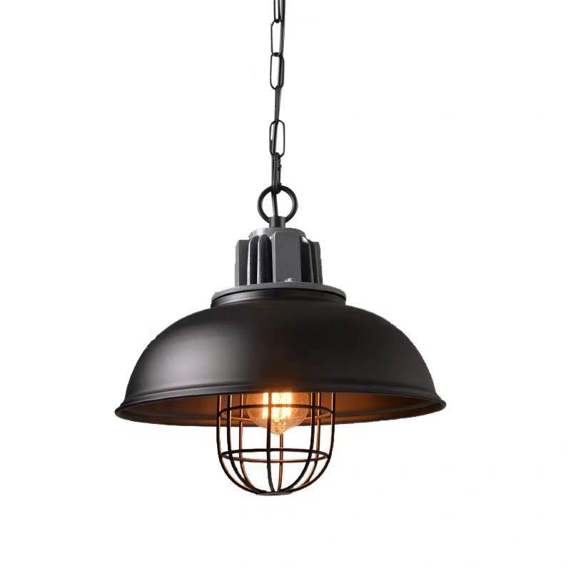American Country Single Head Industrial Style Retro Restaurant Cafe Iron Chandelier