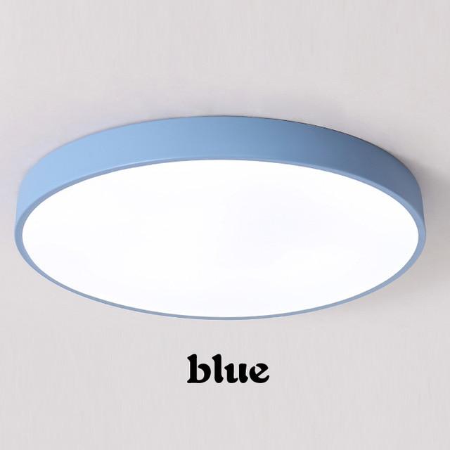LED Ceiling Light Modern Lamp Living Room Lighting Fixture Bedroom Kitchen Surface Mount Flush Panel Remote Control