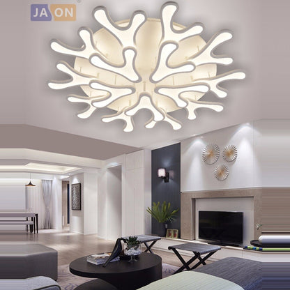 LED Modern Iron Acrylic Antlers Round LED Lamp.LED Light.Ceiling Lights.LED Ceiling Light.Ceiling Lamp For Foyer Bedroom