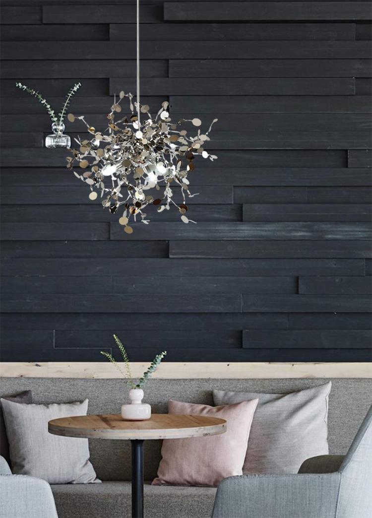 Nordic Modern Creative Design Stainless Steel Chandelier