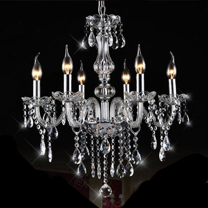 Bedroom Living Room Lamp Hotel European-style Crystal Lamp Restaurant Chandelier Creative Lamps