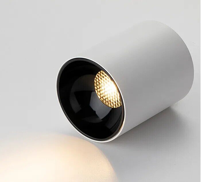 Modern minimalist dimmable honeycomb surface mounted anti-glare LED down light COB ceiling kitchen living room interior lighting